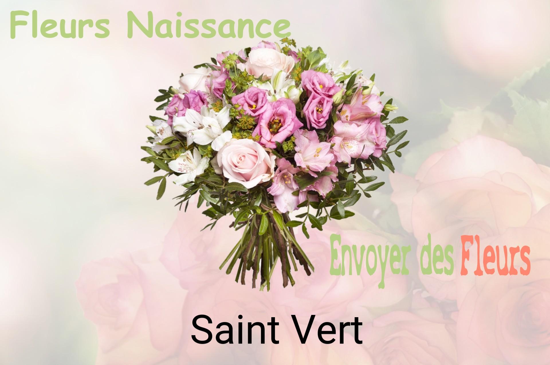 Bouquet de fleurs de naissance livré à Saint-Vert